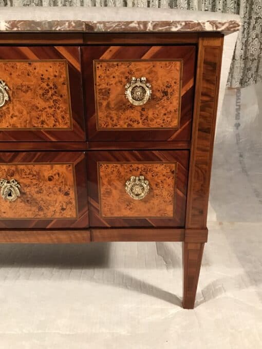 Louis XVI Chest of Drawers- detail view right- Styylish