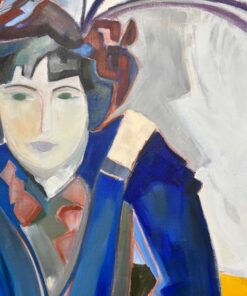 Alternative view of Painting by Cécile Ganne, "Portrait of a Lady"