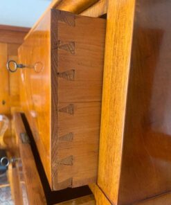 Biedermeier Pillar Chest of Drawers- sideview of a drawer- Styylish