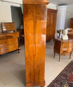 Biedermeier Pillar Chest of Drawers- locks- side view left- Styylish