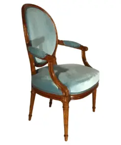 Set of four Louis XVI Armchairs- three quarter view- Styylish