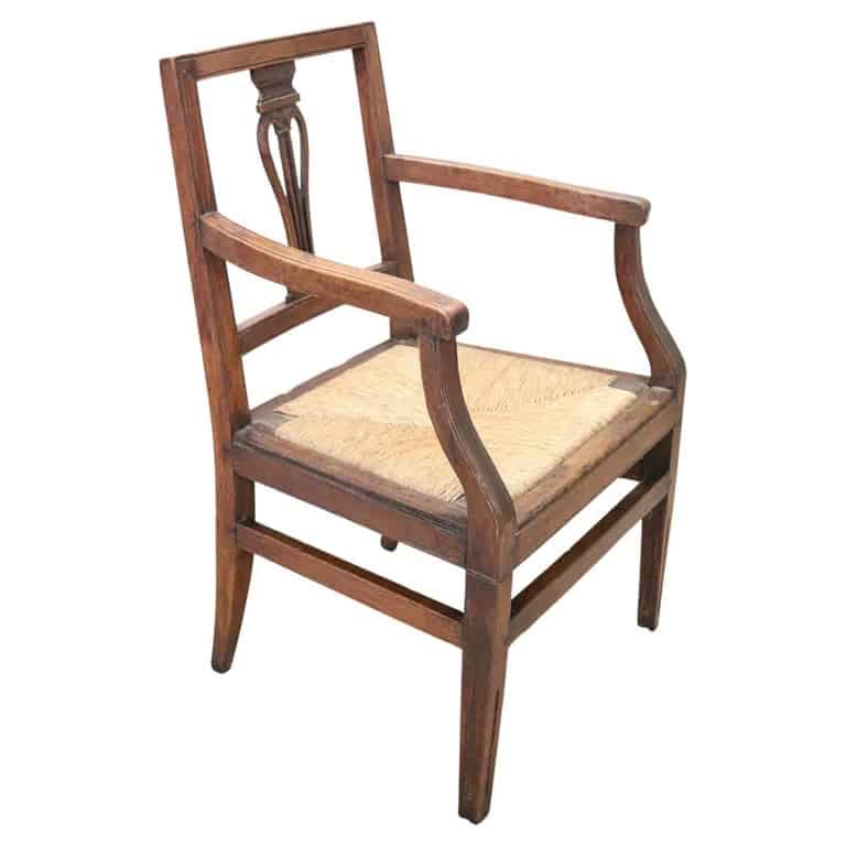 Louis XVI Walnut Armchair - Styylish