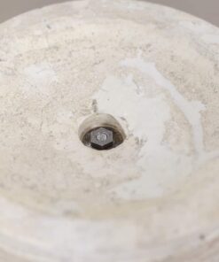 Travertine and Glass Table - Top - Styylish