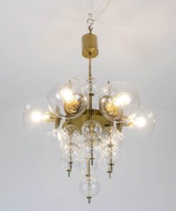 Brass and Glass Chandelier - Individual Light - Styylish