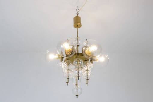 Brass and Glass Chandelier - Individual Light - Styylish