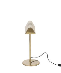 Gilded Brass Library Lamp - Back - Styylish