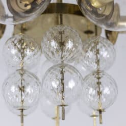 Brass and Glass Chandelier - Bulb Detail - Styylish