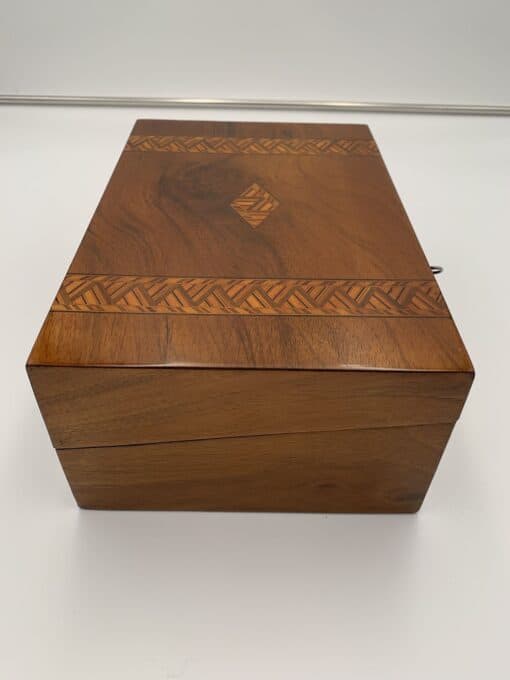 Walnut Box with Inlays - Side Detail - Styylish