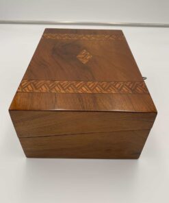 Walnut Box with Inlays - Side Detail - Styylish