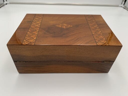 Walnut Box with Inlays - Back Detail - Styylish