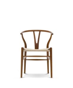 Alternative view of CH24 Wishbone Chair, Natural Paper Cord