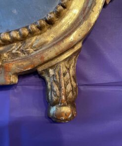 Pair of Gilt Wood Wall Sconces- detail of carving lower part- Styylish