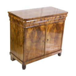 Biedermeier Walnut Half Cabinet - Walnut Veneer - Styylish