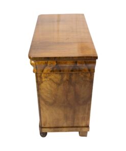 Biedermeier Walnut Half Cabinet - Side Profile - Styylish