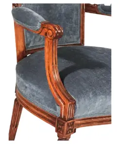 Louis XVI Armchairs- detail of the armrest seen from outside the chair- Styylish