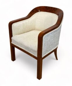 Biedermeier Walnut Bergere Chair - Styylish