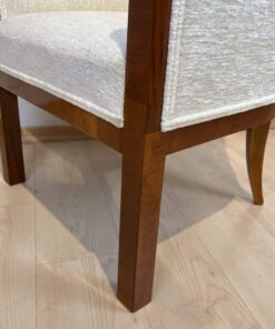 Biedermeier Walnut Bergere Chair - Leg Detail - Styylish