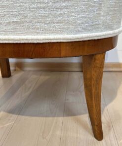 Biedermeier Walnut Bergere Chair - Bottom Detail - Styylish