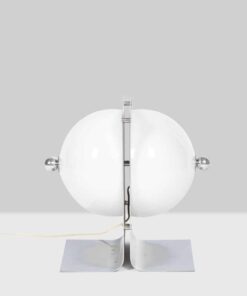Metal and Opaline Lamp - Front View - Styylish