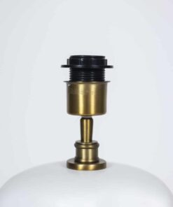 Pair of Opaline Lamps - Hardware Detail - Styylish