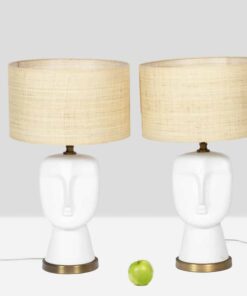Pair of Opaline Lamps - Pair - Styylish