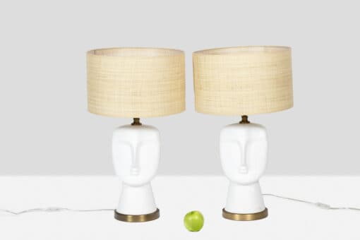 Pair of Opaline Lamps - Pair - Styylish