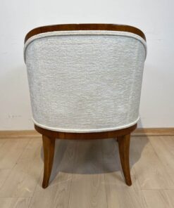 Biedermeier Walnut Bergere Chair - Back View - Styylish