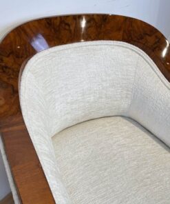 Biedermeier Walnut Bergere Chair - Backrest Detail - Styylish