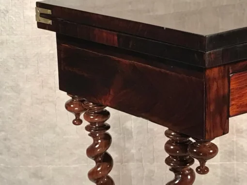 Game Table with backgammon - Edge Detail - Styylish