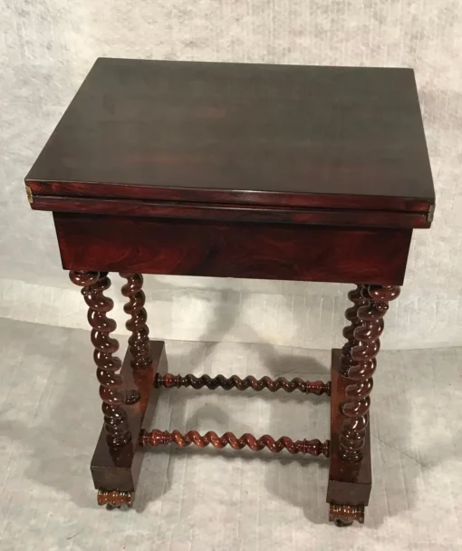 Game Table with backgammon - Back Profile - Styylish