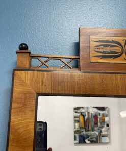 Cherry Biedermeier Mirror - Frame Detail - Styylish