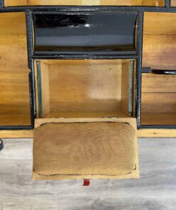 Biedermeier Sewing Side Table - Interior Compartment Detail - Styylish