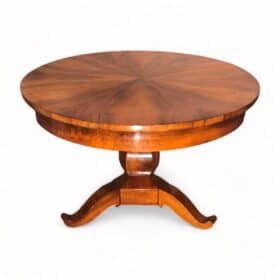 Antique Extendable Biedermeier Table, 1820-30, Walnut