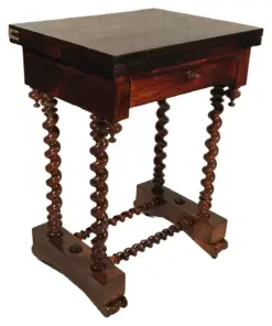 Game Table with backgammon - Front Profile - Styylish