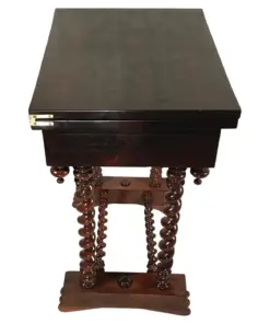 Game Table with backgammon - Side Profile - Styylish