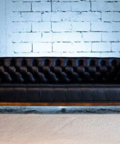 Reclaimed Wood Sofa- front view- Styylish