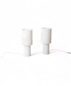 Pair of Alabaster Lamps - Styylish