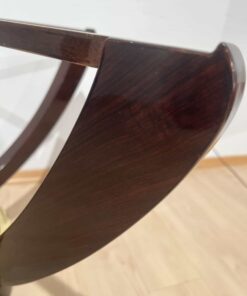 Round Art Deco Coffee Table - Wood Detail - Styylish