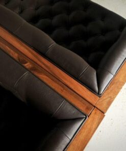 Reclaimed Wood Sofa- detail of top- Styylish