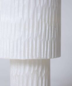 Pair of Alabaster Lamps - Detail - Styylish