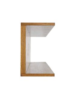 Teak Wall Shelf - Side Profile - Styylish