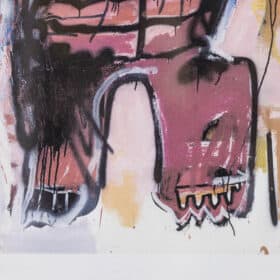 Jean-Michel Basquiat Silkscreen, 1990s