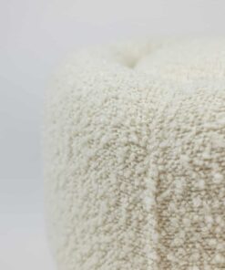Pouf with White Curls - Edge - Styylish