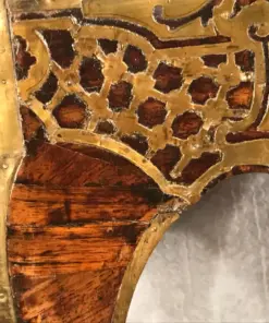 Boulle Style Console Table - Gold Detail - Styylish