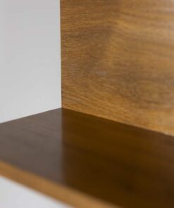 Teak Wall Shelf - Edge Detail - Styylish