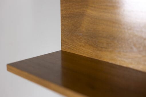 Teak Wall Shelf - Edge Detail - Styylish