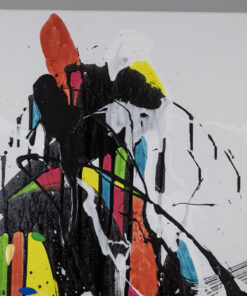 Dan Hôo Acrylic Painting - Paint Splatter Detail - Styylish