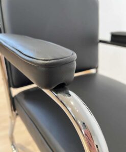 Steel Bauhaus Armchair - Chrome Armrest - Styylish