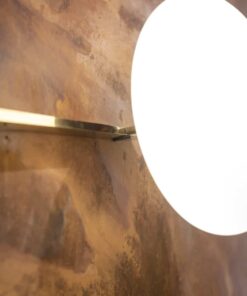 Six Sconce Wall Light - Brass Frame - Styylish