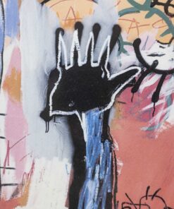 Jean-Michel Basquiat Silkscreen - Hand Detail - Styylish